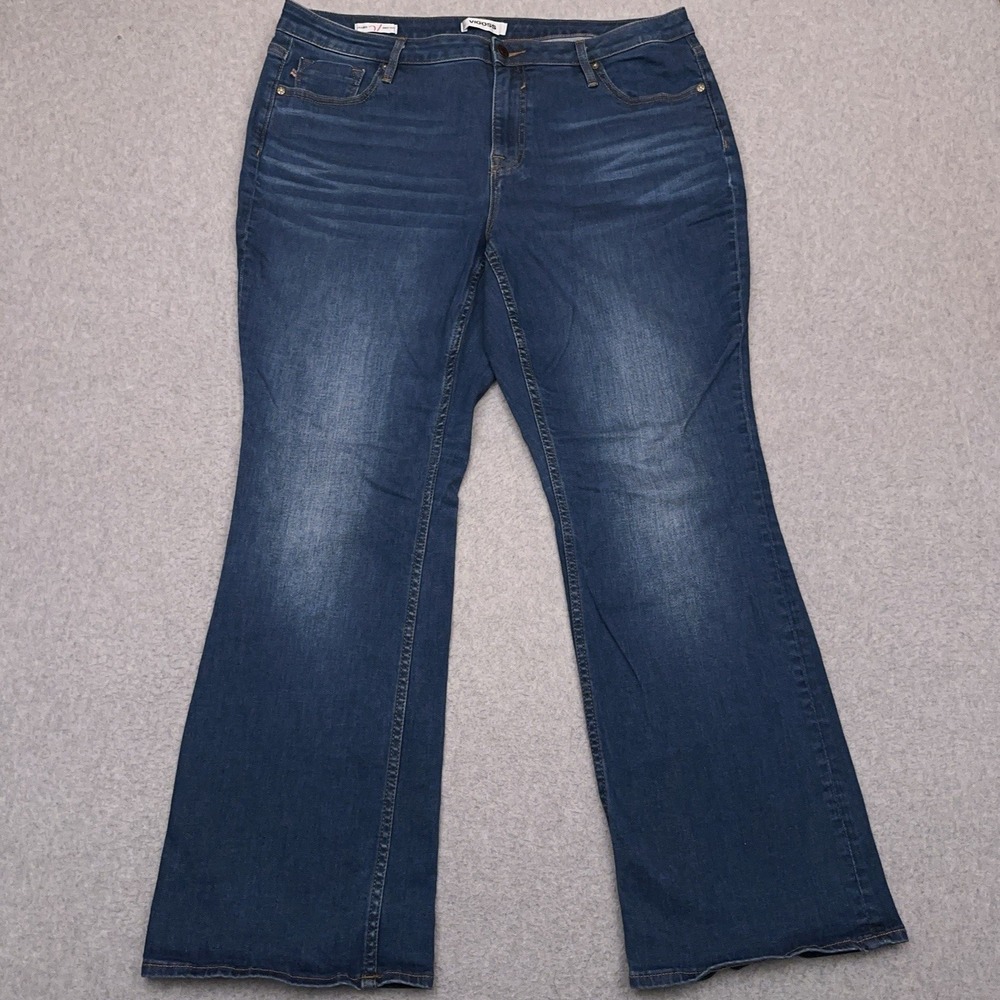 Vigoss Women's Boot Cut Jeans - Dark Blue